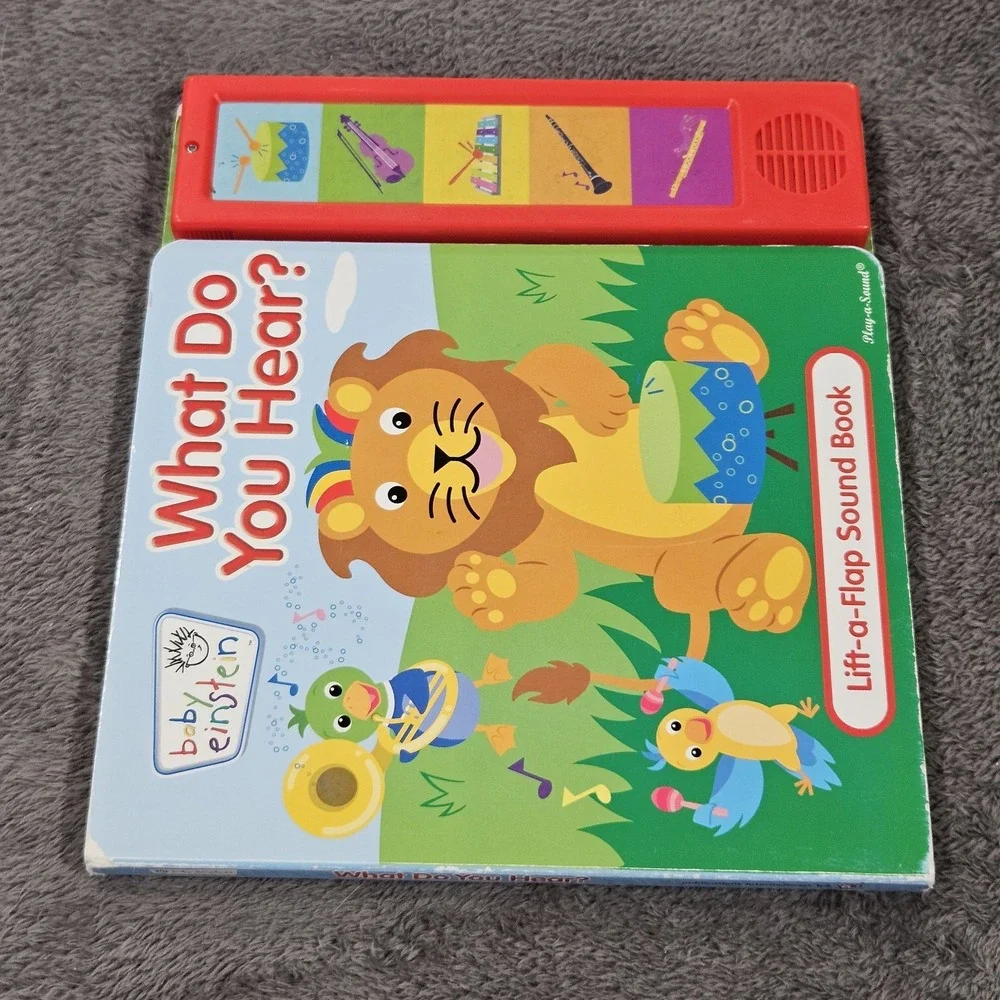 BABY EINSTEIN What‎ Do You Hear? Lift-a-Flap Sound Book: Hardcover: READ